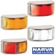 Narva Model 16 / LED Marker Lamps With White Deflector Base & 0.5m Cable